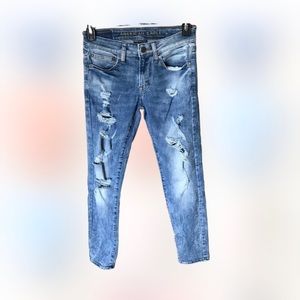 American Eagle Ne(x)t Level Skinny Light Wash Jeans